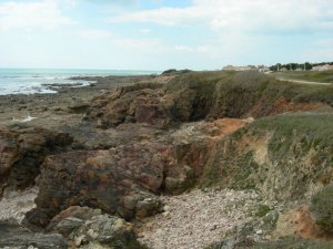 La corniche de Chateau d'Olonne